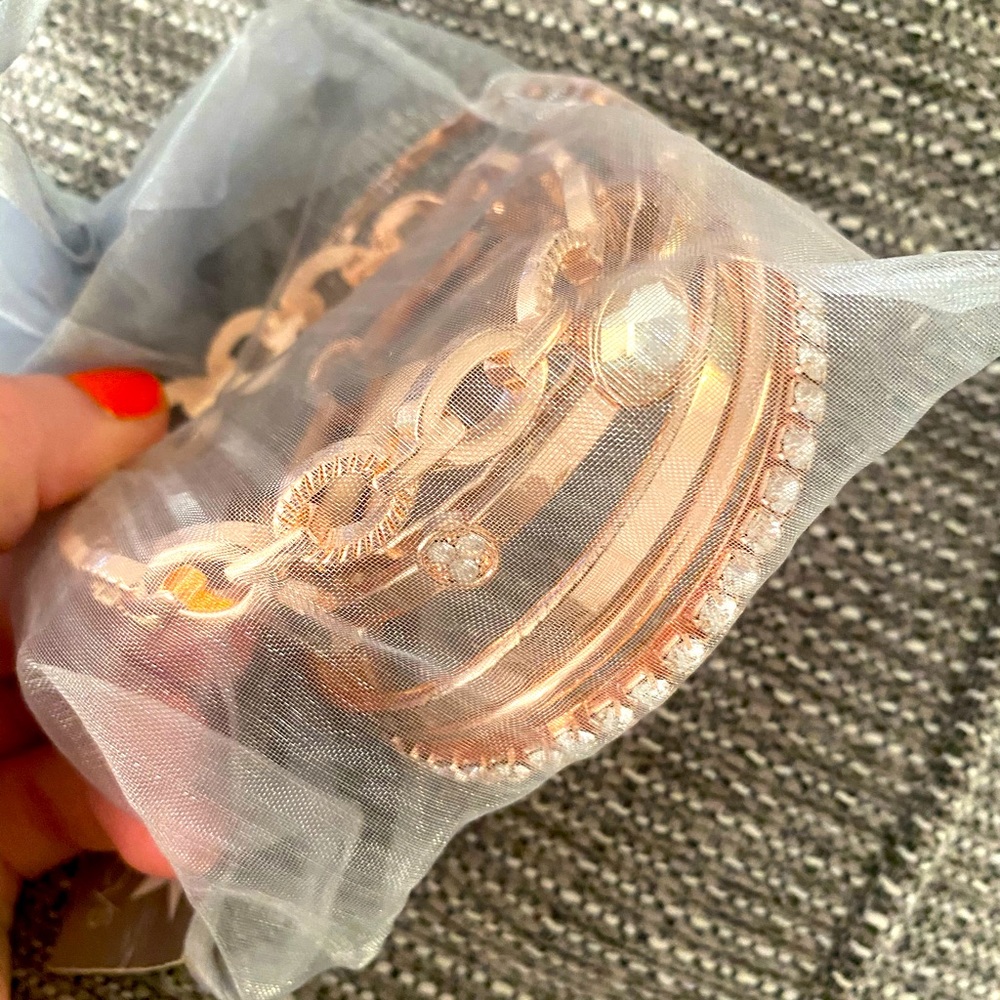Rose gold braclets